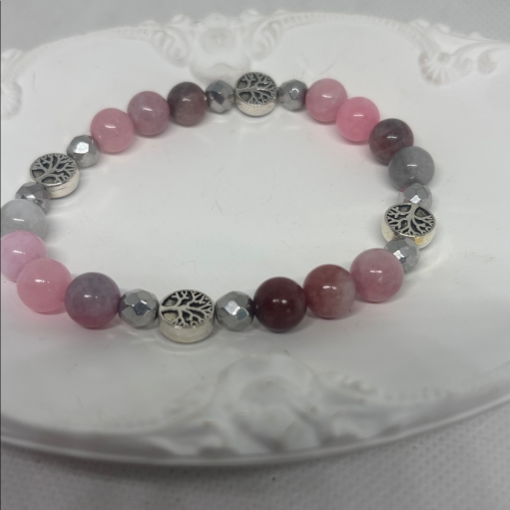 Alxa and Hematite Tree of Life Bracelet - Picture 3 of 3